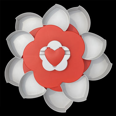 ROTATING FLOWER SNACK BOX